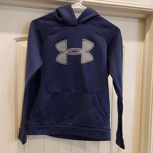 Under Armour Navy Boys XL Fleece Hoodie